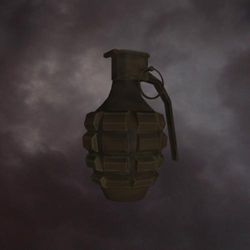 Low-poly Grenade for the BGE preview image